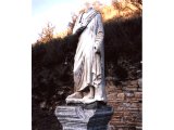 Ephesus - Curetes Street, with a statue of a benefactor